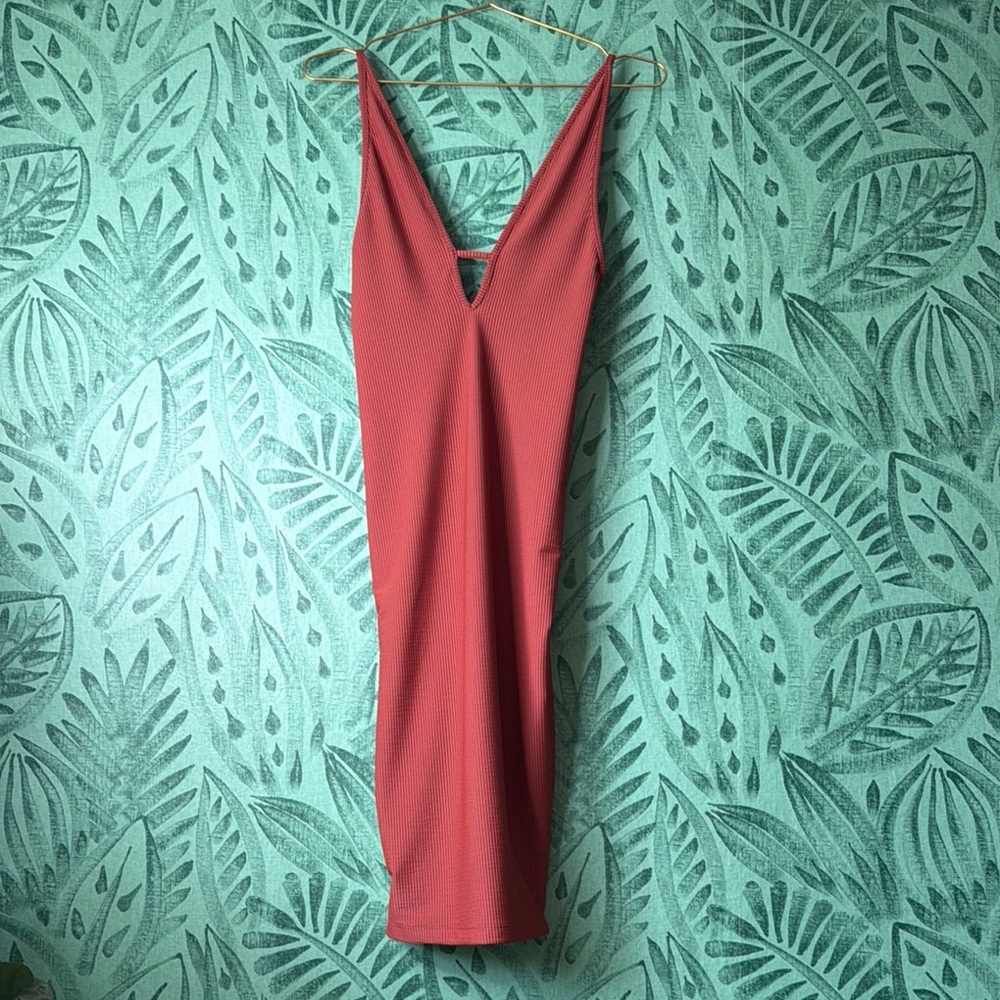 INDAH Double Six Picante Body con dress NWTS sz S